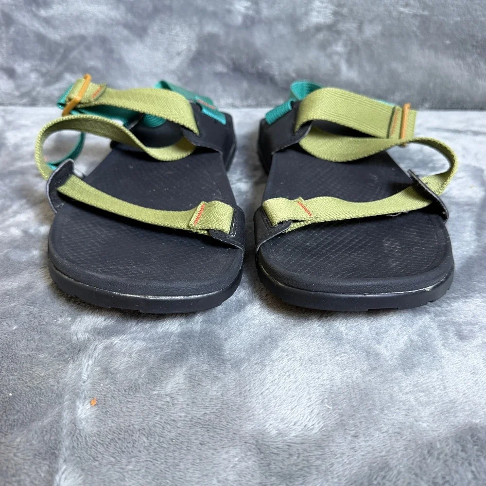 Chaco Lowdown Sandals Mens 12 Avocado Green Teal Adjustable Hiking JCH107129